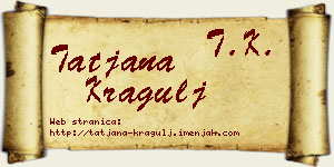 Tatjana Kragulj vizit kartica